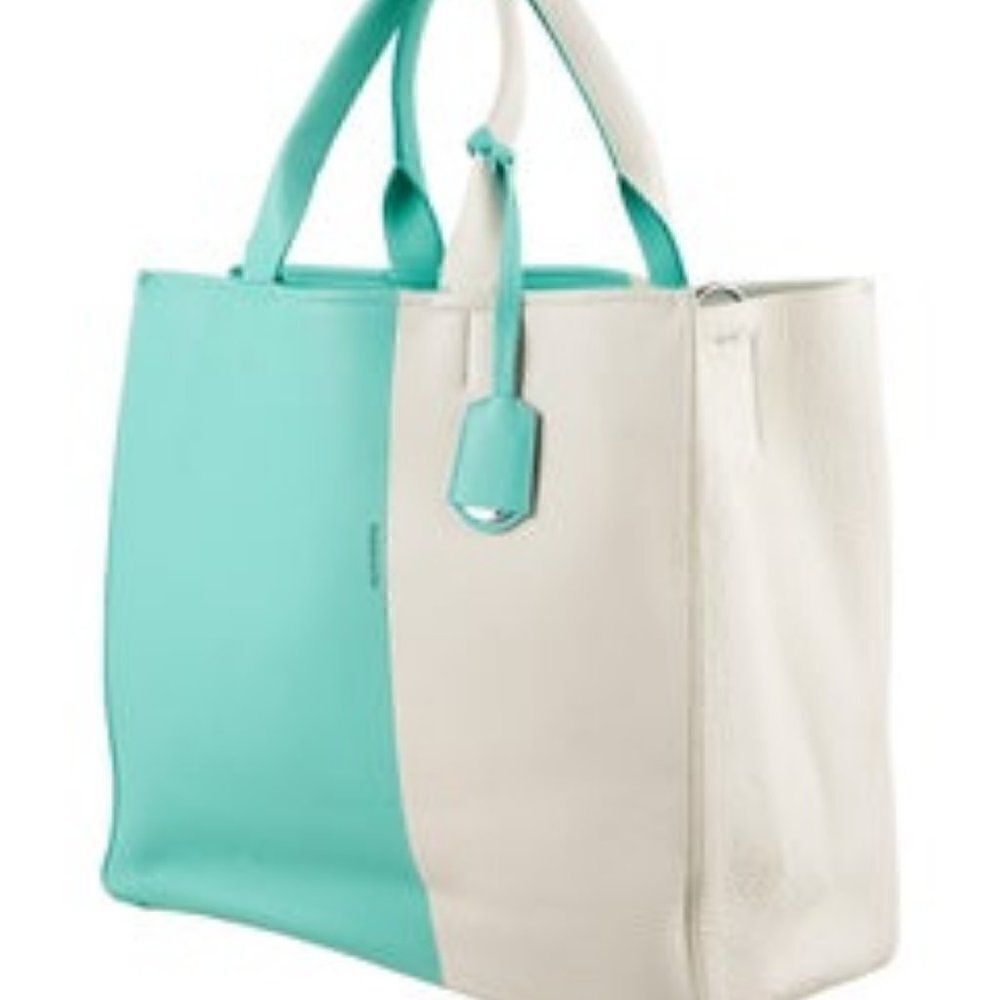 Tiffany Color Block Tote Bag - Picture 4 of 14